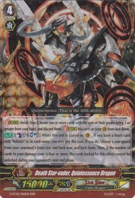 Cardfight!! Vanguard TCG - Death Star-vader, Quintessence Dragon (G-FC02/016EN) - Fighter's Collection 2015 Winter