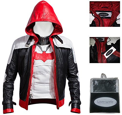 Laverapelle Batman Arkham Knight Red Hood Men Vest and Jacket 2 in 1 - Large