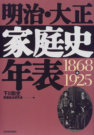 Cover image : 明治・大正家庭史年表―1868‐1925