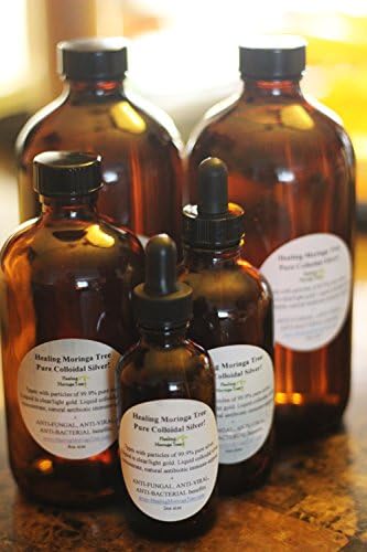 16oz-100% Pure Colloidal Silver Liquid 7ppm-10ppm, Amazing Colloidal Silver - Immune System Booster - Antiseptic, Disinfectant and Germicidal Properties.