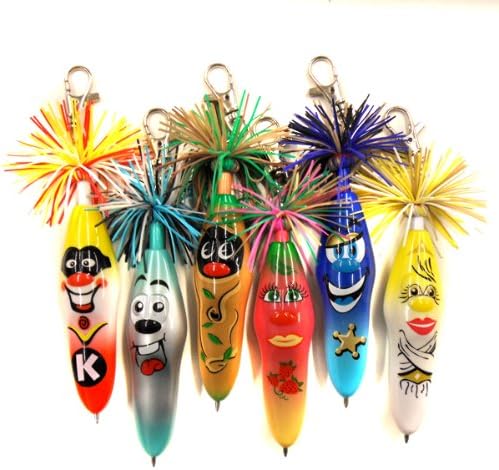 Keychain Pens Set Of 24 Kooky Klickers - Krew 40 -Affordable Gift for your Loved One! Item #IA4L-KREW40