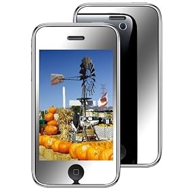 5-Pack Premium Reusable LCD Mirror Screen Protector with Lint Cleaning Cloth for Apple iPhone 3G 8GB 16GB / 3G S 16GB 32GB