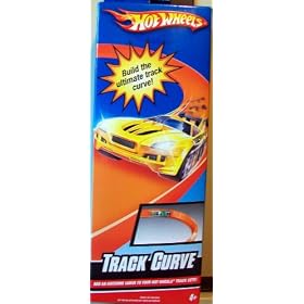 Hot Wheels Track Curve - Connect 4 Pieces To Form A Complete 180 Degree Curve