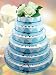Summer Garden - 6 Tier Single Layer Wedding - Bridal Cake Fa - Unassembled - Baby Shower Gifts & Wed