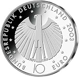 Erste deutsche offizielle Muenze aus Silber mit Fussballmotiv zu Ehren der FIFA WM 2006!