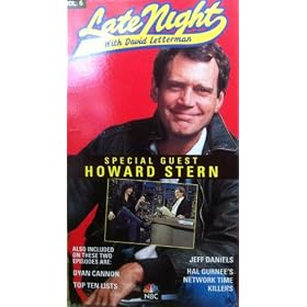 David Letterman:Howard Stern [VHS]