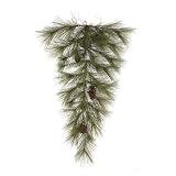 Pack of 2 New England Pine Teardrop Christmas Wreaths 42