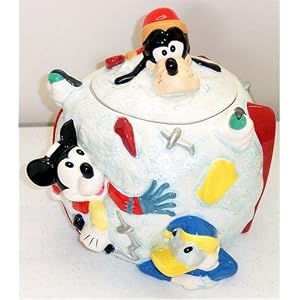 Disney Fab 5 Skiing Novelty Cookie Jar by