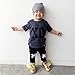 CANIS Baby Boy Short Sleeve XO T-shirt and X print Pants Outfits (90(12-18M))