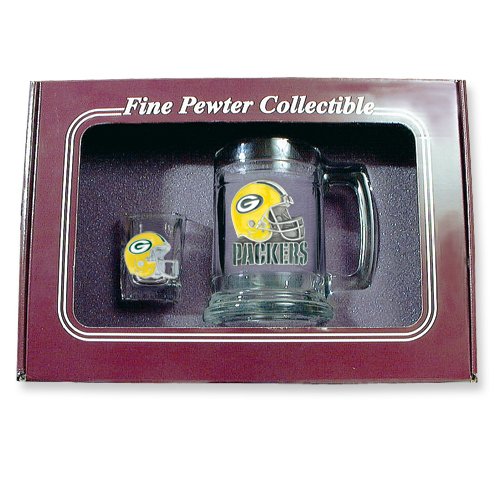 Green Bay Packers Shot Glass and Mug Set