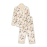 Cat Art Flannel Pajamas Sleepwear: Unique Cat Lover Gift