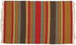 100% Cotton Flat Weave Rug Striped 2 X 3