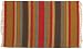 100% Cotton Flat Weave Rug Striped 2 X 3