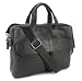 BOVARI noir Messenger en cuir Sac bandoulière 41x28x8 cm Model Milano