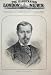 1881 DUKE ALBANY PRINCE LEOPOLD PORTRAIT OLD PRINT