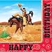 Rodeo Cowboy Birthday Lunch Napkins