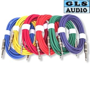 GLS Audio 12ft Patch Cable Cords - 1/4