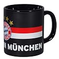 FC Bayern M�nchen Kaffeetasse "Black Logo" Tasse Kaffeebecher Fanartikel