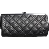 Fox Racing Cadet Girls Checkbook Sports Wear Wallet - Black / Size 3.75" x 8.25"
