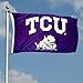 Texas Christian Horned Frogs Double Sided Flag