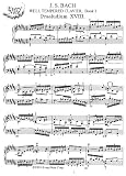 Bach, J.S. Book I: Prelude and Fugue No. 18: Instantly download and print sheet music