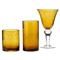 Amber Glassware Collection