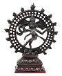 Dark Cherry Finish Natraja Statue