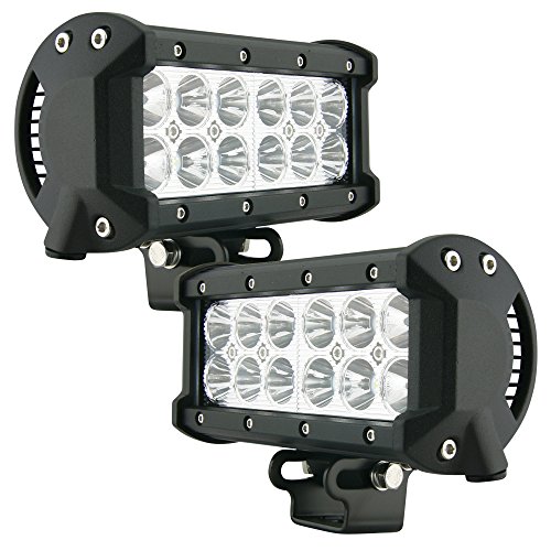 2pc DT MOTO™ 6.5″ CREE LED Off Road ATV UTV Light Bar Lamp Spot 36W