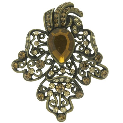 Oak Leaf With Acorn Pin Brooch