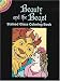 Beauty and the Beast Stained Glass Coloring Book (Dover Little Activity Books)