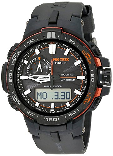 [カシオ]CASIO 腕時計 PROTREK プロトレック PRW-6000Y-1 ブラック×オレンジ メンズ [逆輸入モデル]