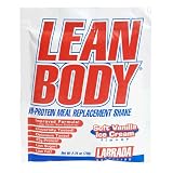Labrada Nutrition Lean Body Hi-Protein Meal Replacement Shake, Soft Vanilla Ice Cream, 2.78-Ounce Packets (Pack of 80)