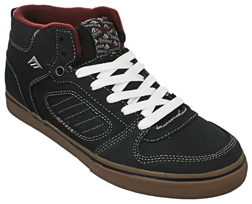 Emerica Francis Men’s Skateboard Shoes - Black / White / Red Emerica Francis Men’s Skateboard Shoes - Black / White / Red