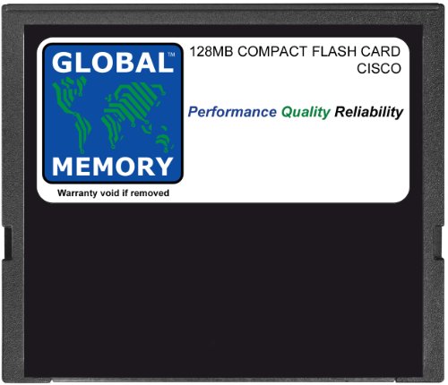 128Mo CARTE COMPACT FLASH MÉMOIRE POUR CISCO 7301 ROUTEUR (MEM-7301-FLD128)