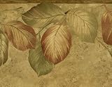 Bronze Botanical Wallpaper Border