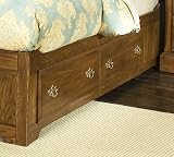 Oak Lane II 2 Drawer Storage Unit - Left (Dark English Oak)