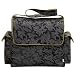 Search Our Specialty Mall : OiOi Black Floral Jacquard Messenger Diaper Bag - NEW