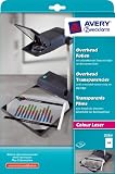 Avery Zweckform 3564 Overheadfolie A4, 20 Blatt für Farblaser-Drucker und -Kopierer