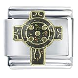 Celtic Cross Religious Italian Charms Bracelet Link