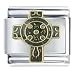 Celtic Cross Religious Italian Charms Bracelet Link