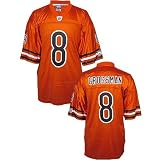 Reebok NFL Equipment Chicago Bears #8 Rex Grossman Orange Alternate Replica Football Jersey