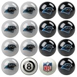Carolina Panthers NFL Home vs. Away Billiard Balls Full Set (16 Ball Set) by Imperial International