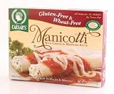 Caesar's Pasta Gluten Free Manicotti with Marinara Sauce Entrée