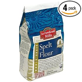 Arrowhead Mills Spelt Flour, Whole Grain, 2 Pound Bags (Pack of 4)