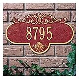 IMAGE OF Rochelle Standard Plaque - Black with Gold Letters, Standard - Frontgate