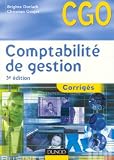 Comptabilit� de gestion BTS CGO : Corrig�s Processus 7 : D�termination et analyse des co�ts
