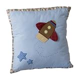 Sumersault Tiny Rockets Decorative Cushion