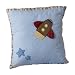 Sumersault Tiny Rockets Decorative Cushion
