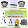 12 PIECE DELUXE ACCESSORY KIT FOR SONY CYBERSHOT DSC-H1 H2 H5