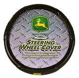 Diamond Plate Grip Style John Deere Steering Wheel Cover